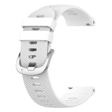 Bracelet silicone Garmin Vivoactive 3 (blanc) 