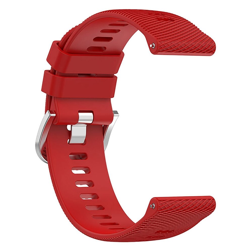 Bracelet de montre en silicone classique de StrapsCo pour Vivoactive 3 de  Garmin - Rouge