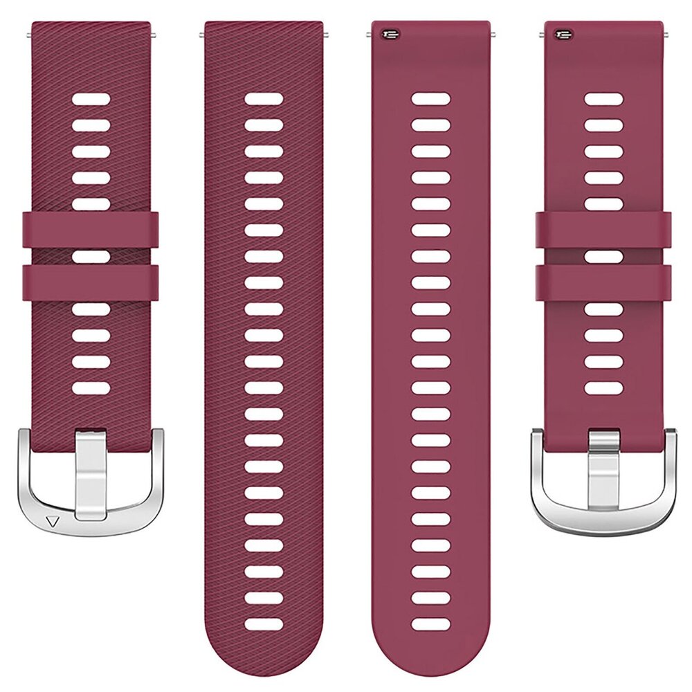 Strap-it Strap-it Bracelet silicone Garmin Vivoactive 3 (vin rouge)