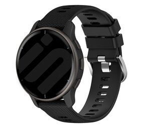 Strap-it Bracelet silicone Garmin Vivoactive 5 (noir)