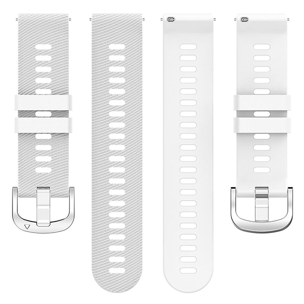 Strap-it Strap-it Bracelet silicone Garmin Vivoactive 5 (blanc)