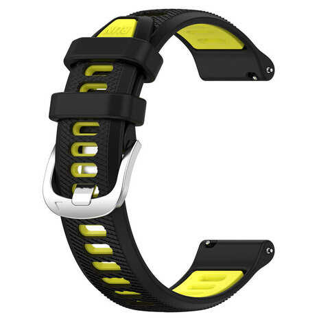 Strap-it Strap-it Bracelet sport á boucle Garmin Venu (noir/jaune) Strap-it Strap-it Bracelet sport á boucle Garmin Venu (noir/jaune)