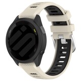 Strap-it Bracelet sport á boucle Garmin Venu (beige/noir)