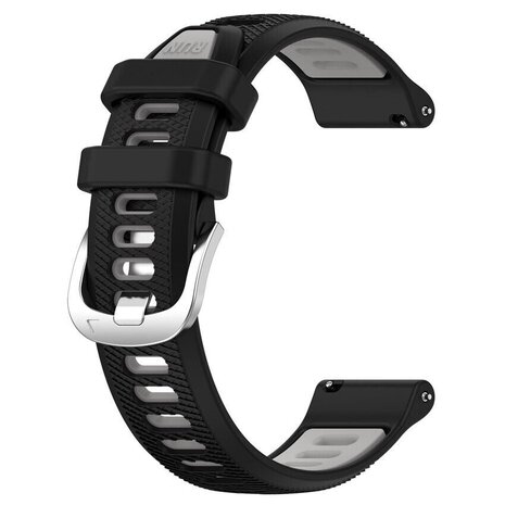 Bracelet sport á boucle Garmin Vivoactive 3 (noir/gris) 