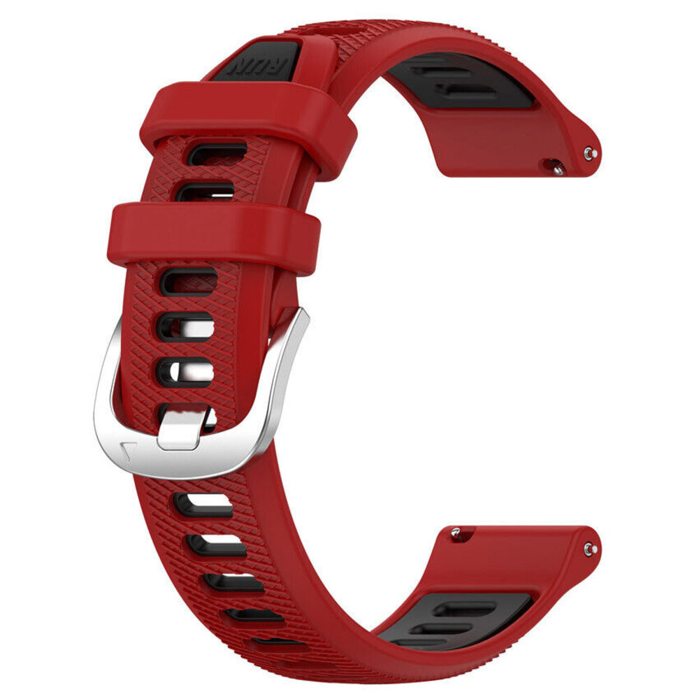 Bracelet sport á boucle Garmin Vivoactive 3 (rouge/noir) 