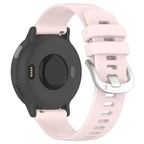 Bracelet en silicone rose pour Garmin Forerunner 245