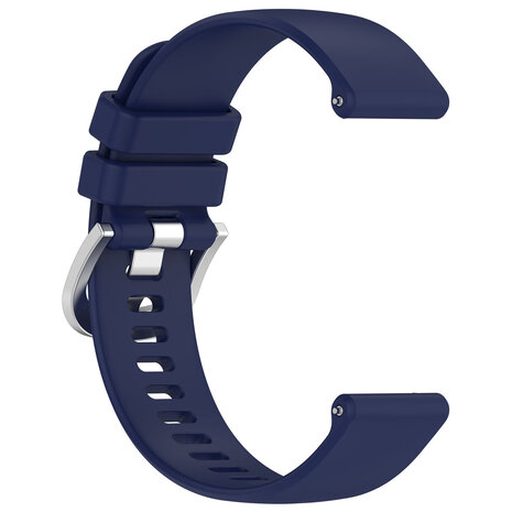 Strap-it Strap-it Bracelet silicone classique Garmin Vivomove HR (bleu fonce)