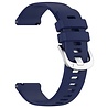 Strap-it Strap-it Bracelet silicone classique Garmin Vivoactive 5 (bleu fonce)