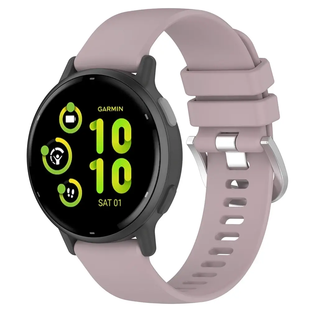 Strap-it Strap-it Bracelet silicone classique Garmin Vivoactive 5 (violet)