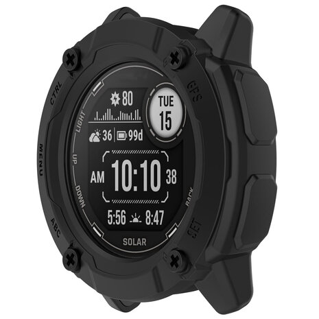 Strap-it Strap-it Coque robuste Garmin Instinct 2x (noir)