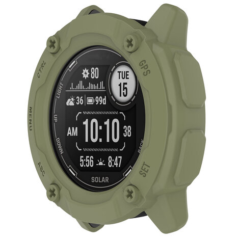 Strap-it Strap-it Coque robuste Garmin Instinct 2x (vert olive)
