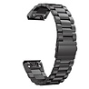Strap-it Strap-it Bracelet acier Garmin Forerunner 745 (noir) Strap-it Strap-it Bracelet acier Garmin Forerunner 745 (noir)