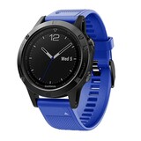 Strap-it Bracelet silicone Garmin Forerunner 945 (bleu)