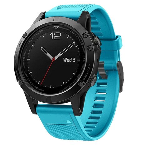 Bracelet silicone Garmin Forerunner 945 (bleu clair