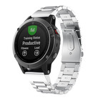 Strap-it Strap-it Bracelet acier Garmin Forerunner 945 (argent)