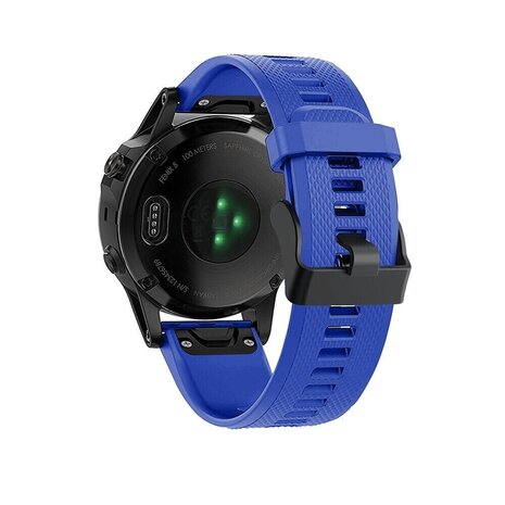 Strap-it Strap-it Bracelet silicone Garmin Forerunner 955 (bleu)