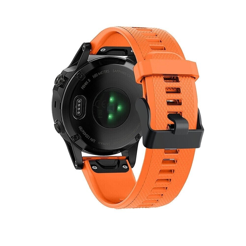 Strap-it Strap-it Bracelet silicone Garmin Forerunner 965 (orange)