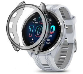 Strap-it Coque TPU Garmin Forerunner 265 (transparent-noir)