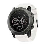 Strap-it Bracelet silicone Garmin Fenix 3 (blance)