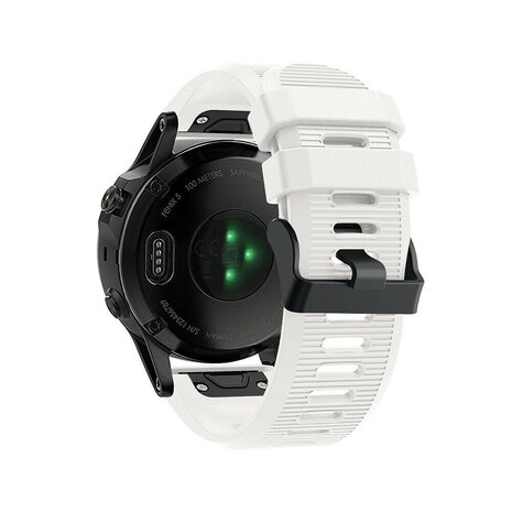 Bracelet de montre en silicone blanc (fenix 3)