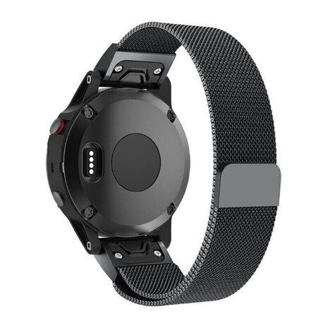 Strap-it Strap-it Bracelet Milanaise Garmin Fenix 3 (noir) Strap-it Strap-it Bracelet Milanaise Garmin Fenix 3 (noir)