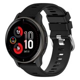 Strap-it Bracelet silicone Garmin Venu 2 Plus (noir)
