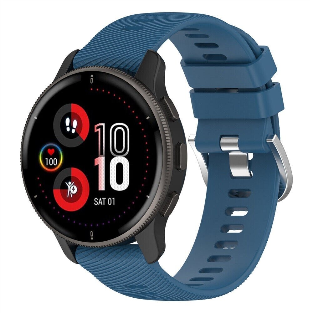 Strap-it Strap-it Bracelet silicone Garmin Venu 2 Plus (bleu)