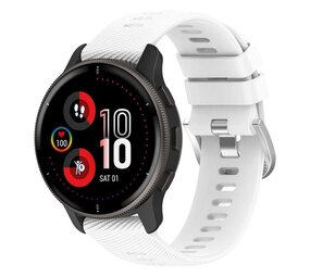 Strap-it Bracelet silicone Garmin Venu 2 Plus (blanc)