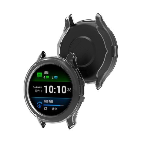 Strap-it Strap-it Coque TPU Garmin Venu 3s (transparent-noir)