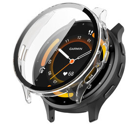 Strap-it Coque rigide avec verre Garmin Venu 3s (transparent)
