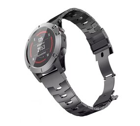 Strap-it Bracelet titane Garmin Forerunner 945 (graphite)