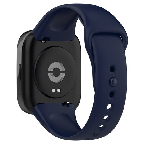 Strap-it Strap-it Bracelet silicone Redmi Watch 3 Active / Lite (bleu foncé)