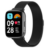 Strap-it Bracelet Milanais Redmi Watch 3 Active / Lite (noir)