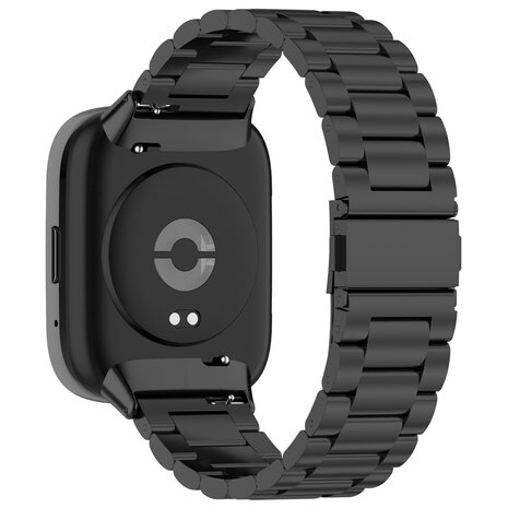 Strap-it Strap-it Bracelet acier Redmi Watch 3 Active / Lite (noir)