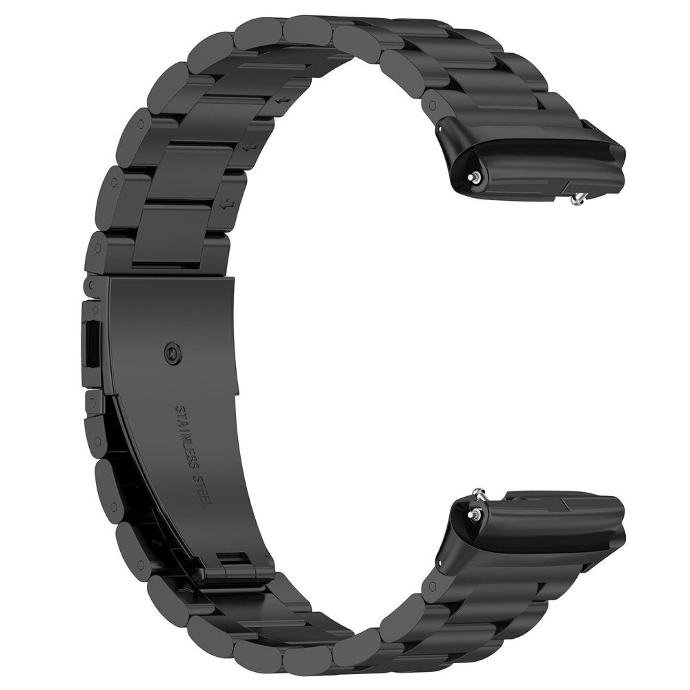 Strap-it Strap-it Bracelet acier Redmi Watch 3 Active / Lite (noir)