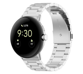 Strap-it Bracelet acier Google Pixel Watch 1/2 (argent)