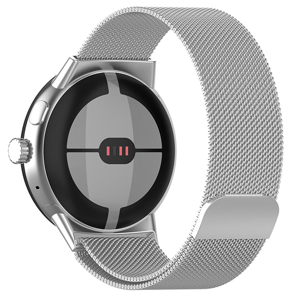 Strap-it Strap-it Bracelet Milanais Google Pixel Watch 1/2 (argent)