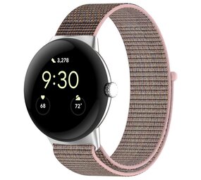 Strap-it Bracelet nylon Google Pixel Watch 1/2 nylon (rose)