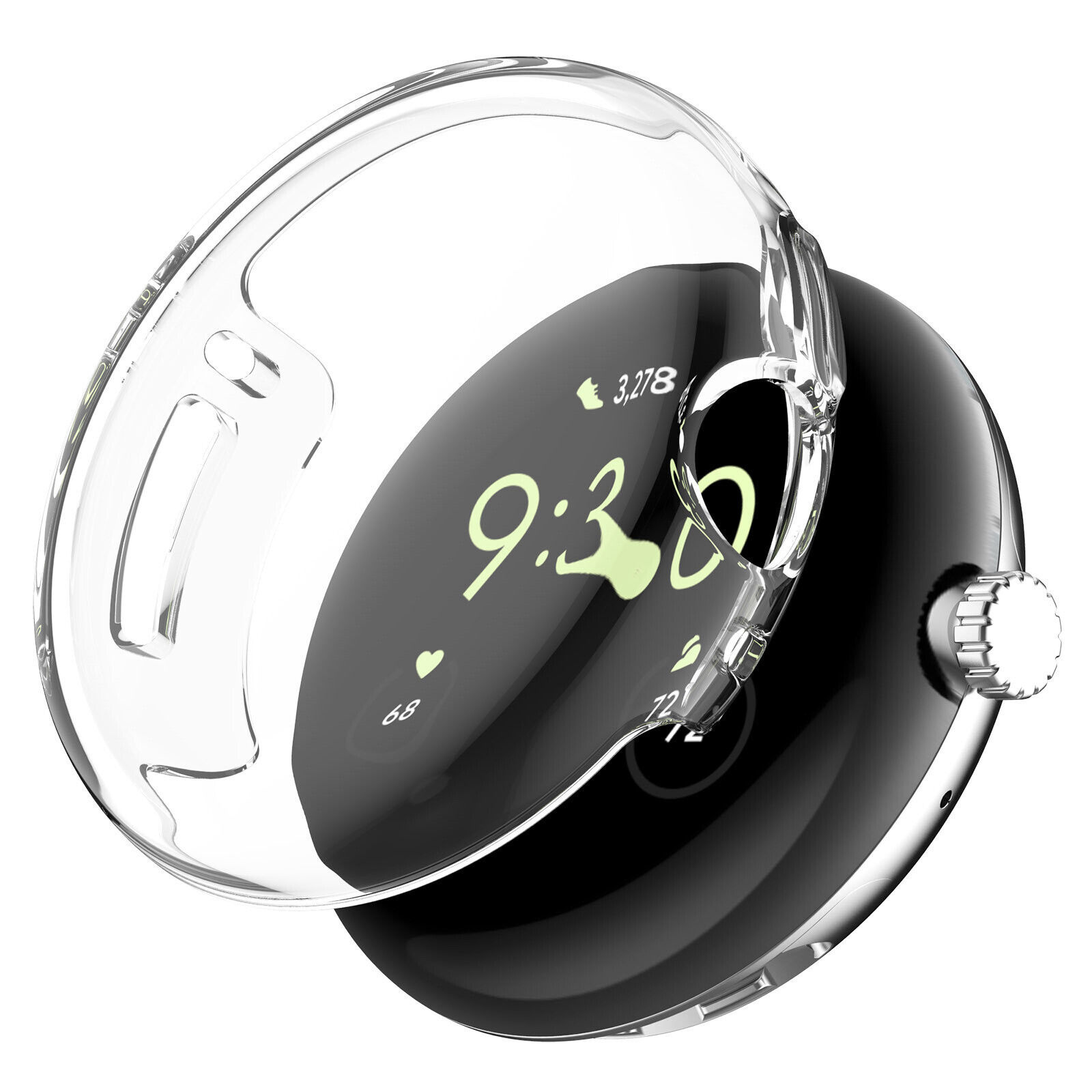 Coque de TPU Google Pixel Watch 1 2 TPU transparent