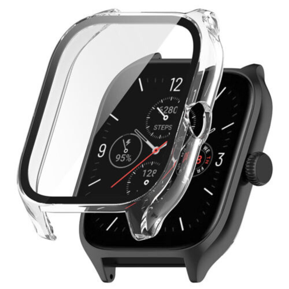 Strap-it Strap-it Coque rigide avec verre Amazfit GTS 4 (transparent)