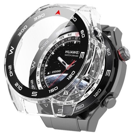 Strap-it Strap-it Coque rigide avec verre Huawei Watch Ultimate (transparent)