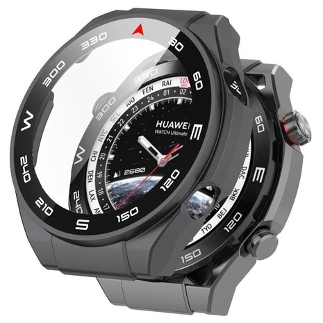 Strap-it Strap-it Coque rigide avec verre Huawei Watch Ultimate (gris)