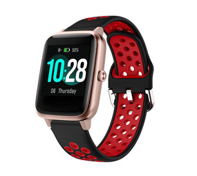 Strap-it Bracelet sport ID205L (noir/rouge)