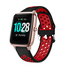 Strap-it Strap-it Bracelet sport ID205L (noir/rouge) Strap-it Strap-it Bracelet sport ID205L (noir/rouge)