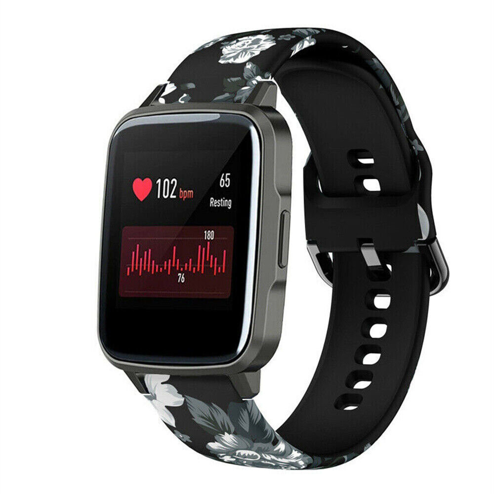 Strap-it Strap-it Bracelet ID205L Grey Flower