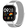 Strap-it Strap-it Bracelet nylon Redmi Watch 4 (blanc-gris) Strap-it Strap-it Bracelet nylon Redmi Watch 4 (blanc-gris)