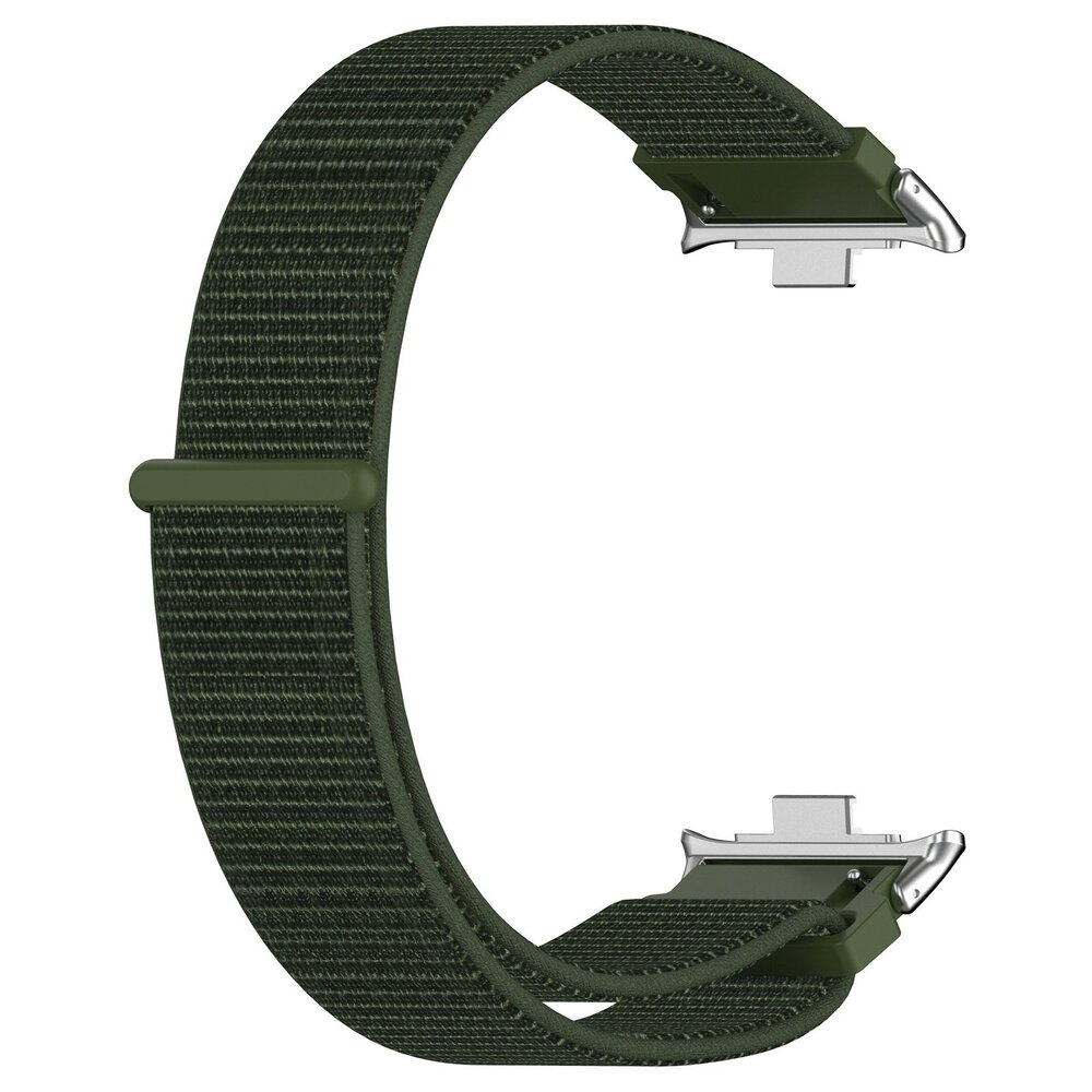 Strap-it Strap-it Bracelet nylon Redmi Watch 4 (vert armée)