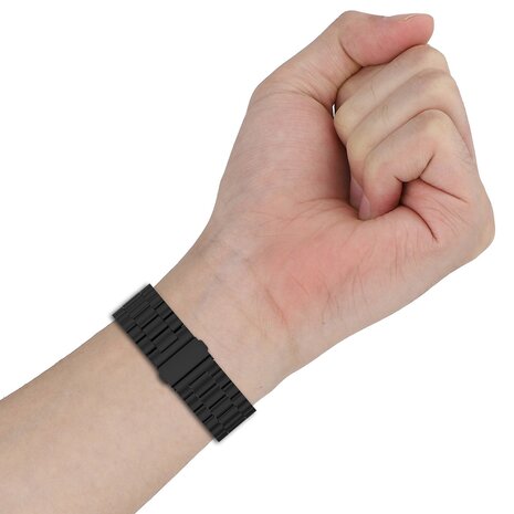 Strap-it Strap-it Bracelet acier Redmi Watch 4 (noir)