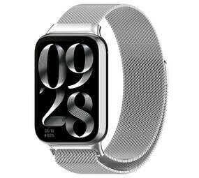 Strap-it Bracelet Milanais Redmi Watch 4 (argent)