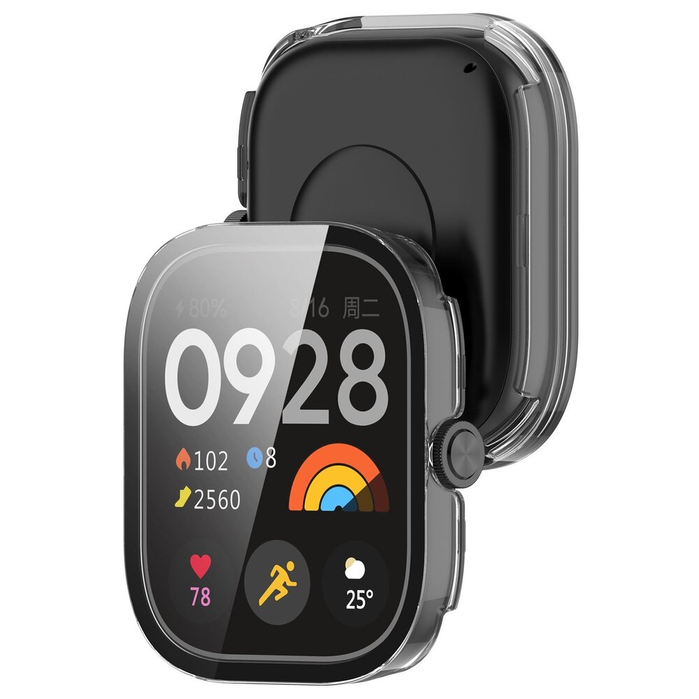 Strap-it Strap-it Coque rigide avec verre Redmi Watch 4 (transparent)